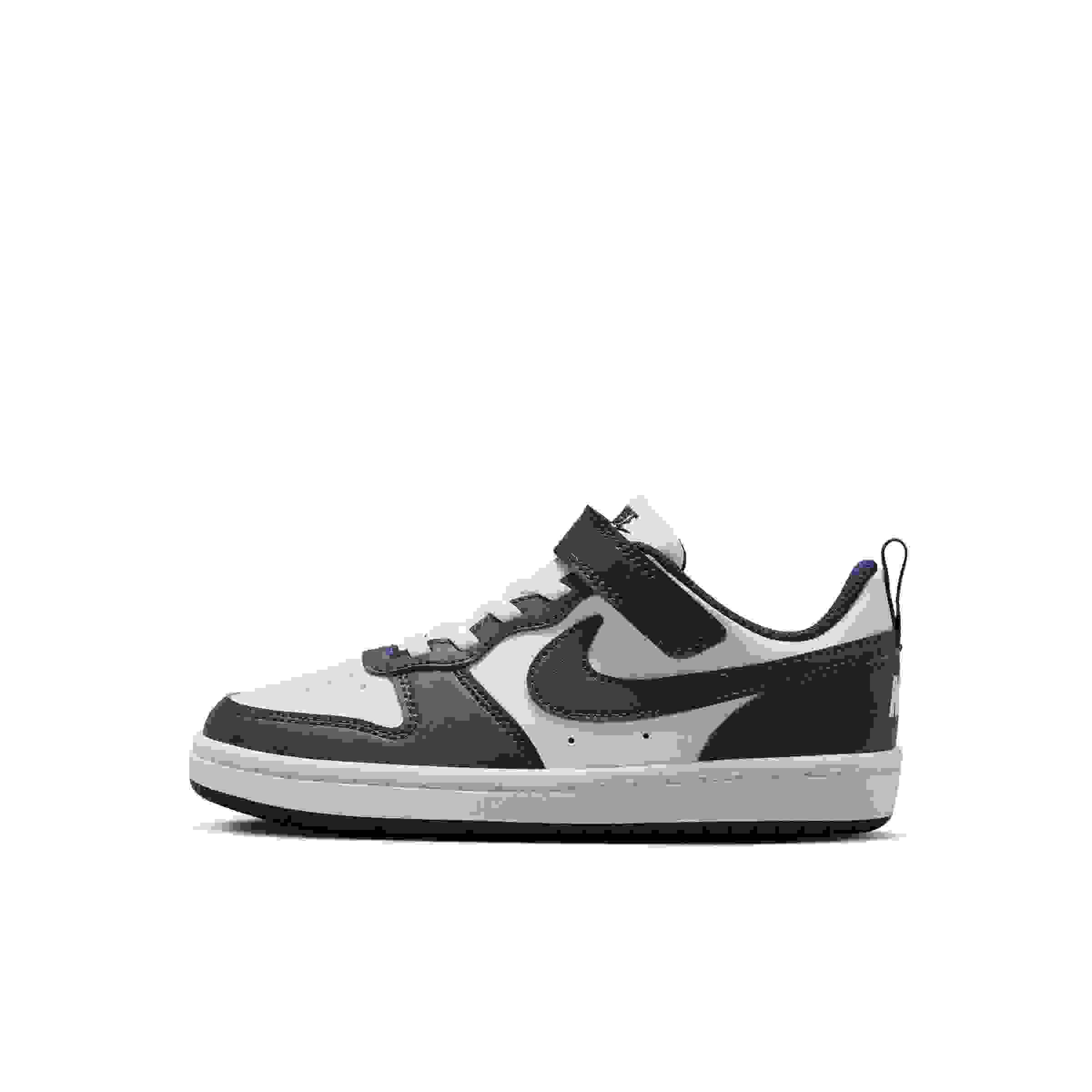 Nike Court Borough Low Preschool Boys' "White/White/Midnight Navy" Shoe